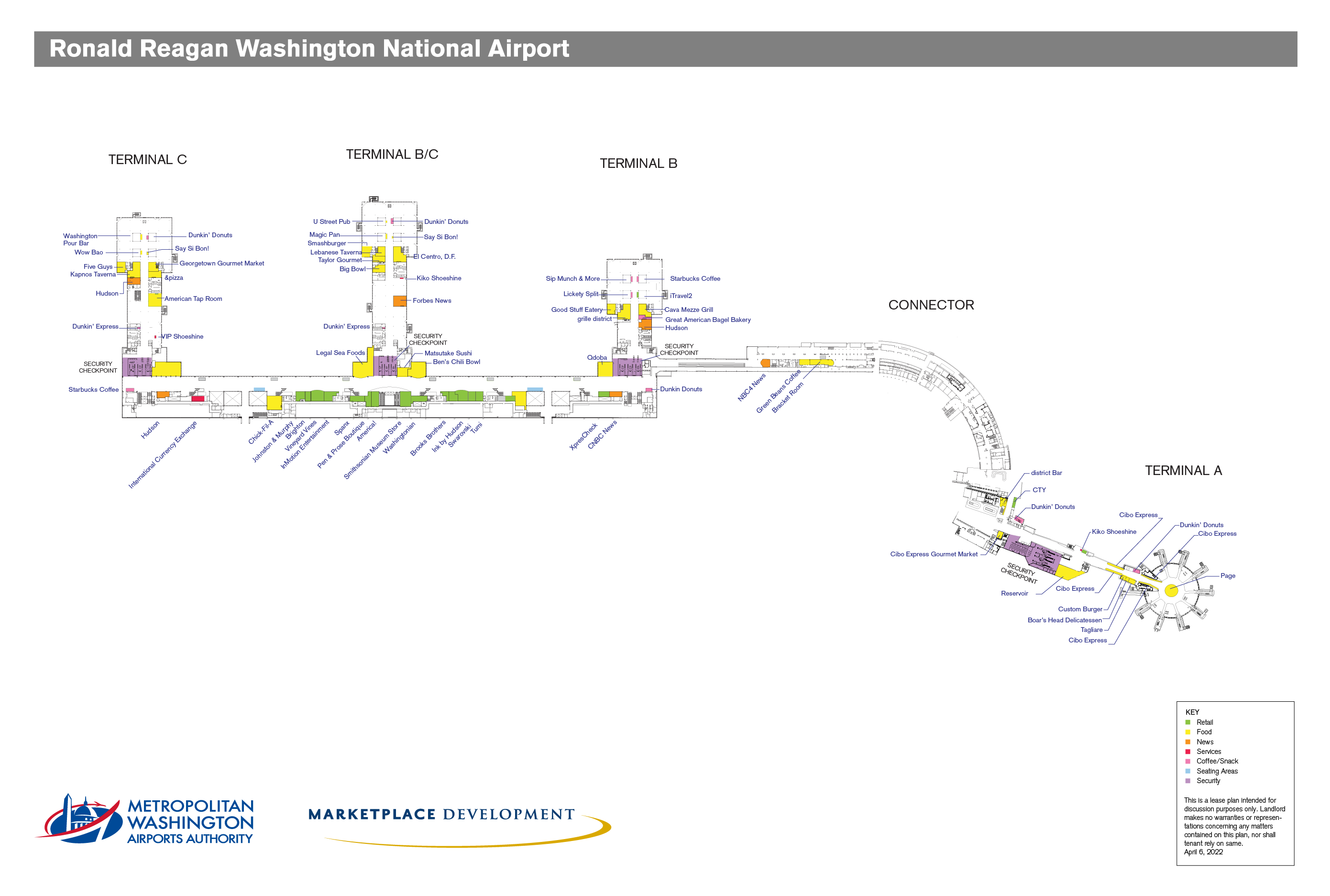 DCA Terminals