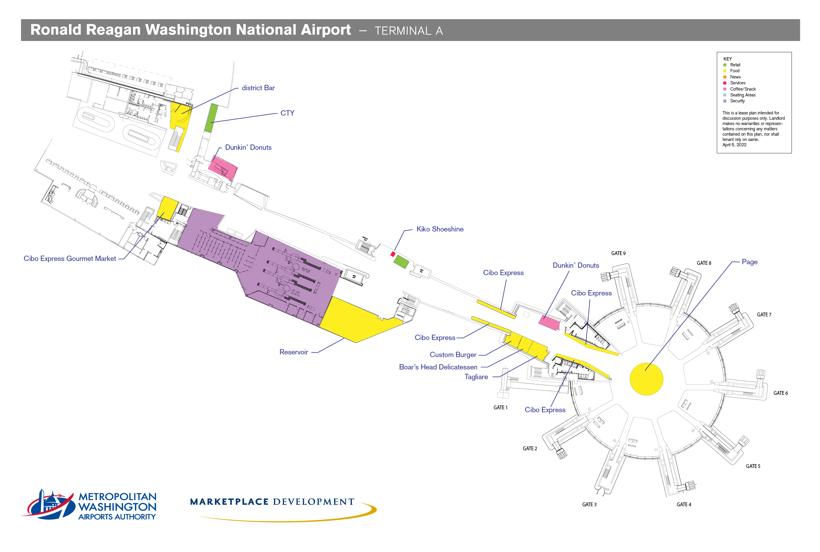 DCA Terminal A